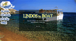 Desktop Screenshot of lindosboattrips.com